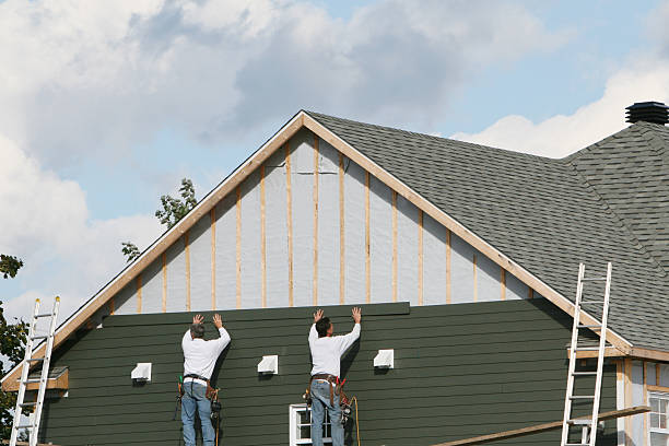 Professional Emergency Siding Repair technician working in West Point, VA